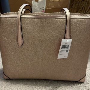 Kate spade rose gold large tote - brand new with tags